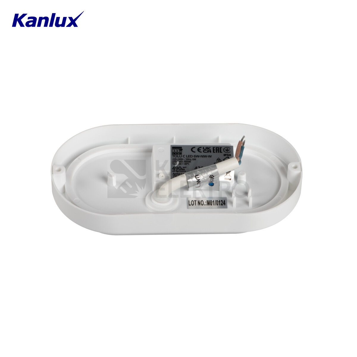 Obrázek produktu LED svítidlo Kanlux Miledo TOLU C LED 6W-NW-W IP54 neutrální bílá 31495 2