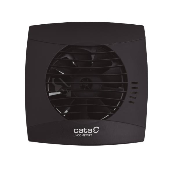 Obrázek produktu Axiální koupelnový ventilátor s časovým doběhem CATA UC 10 BLACK TIMER 0