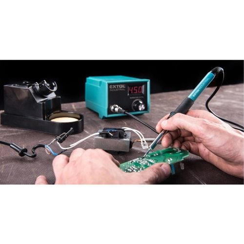 Pájecí stanice 70W 230V EXTOL INDUSTRIAL 8794520 (obrázek 7)
