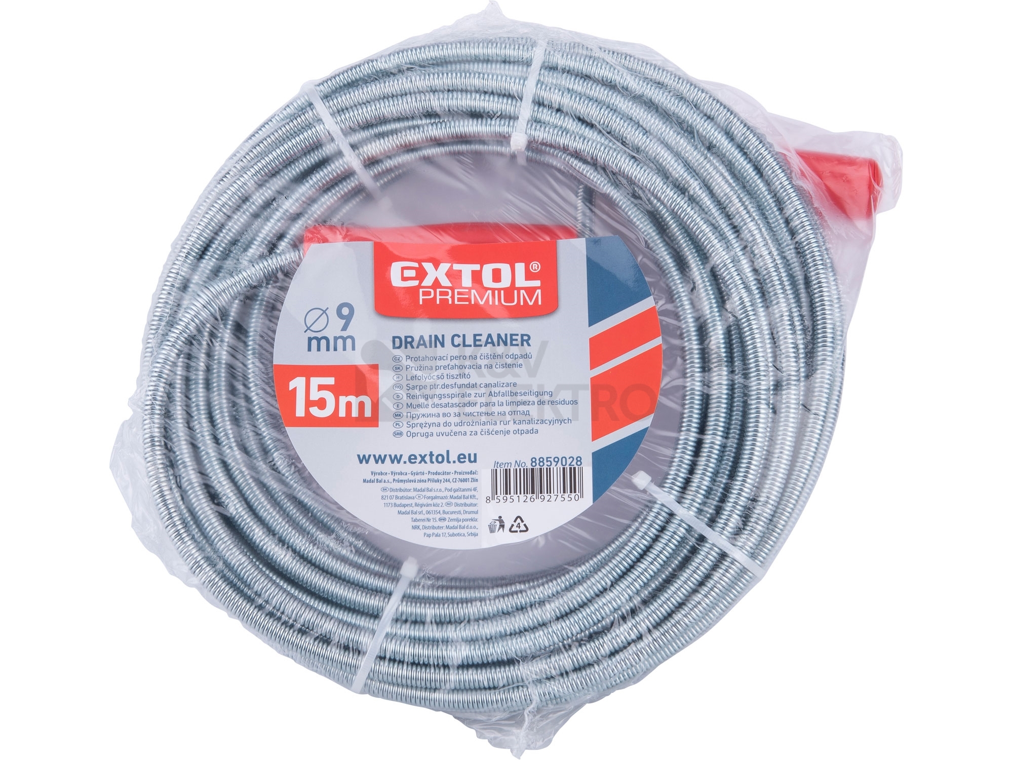 Obrázek produktu Pero protahovací na čištění odpadů 9mm x 15m EXTOL PREMIUM 8859028 2
