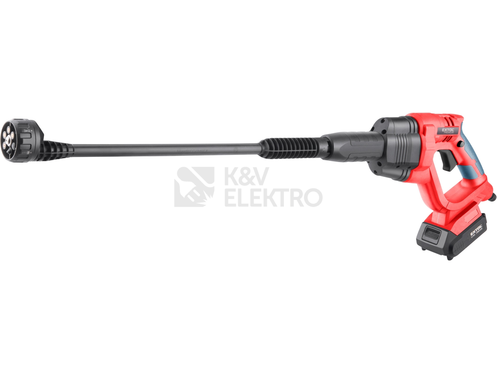Obrázek produktu AKU tlaková myčka SHARE20V 2Ah EXTOL PREMIUM 8891858 0