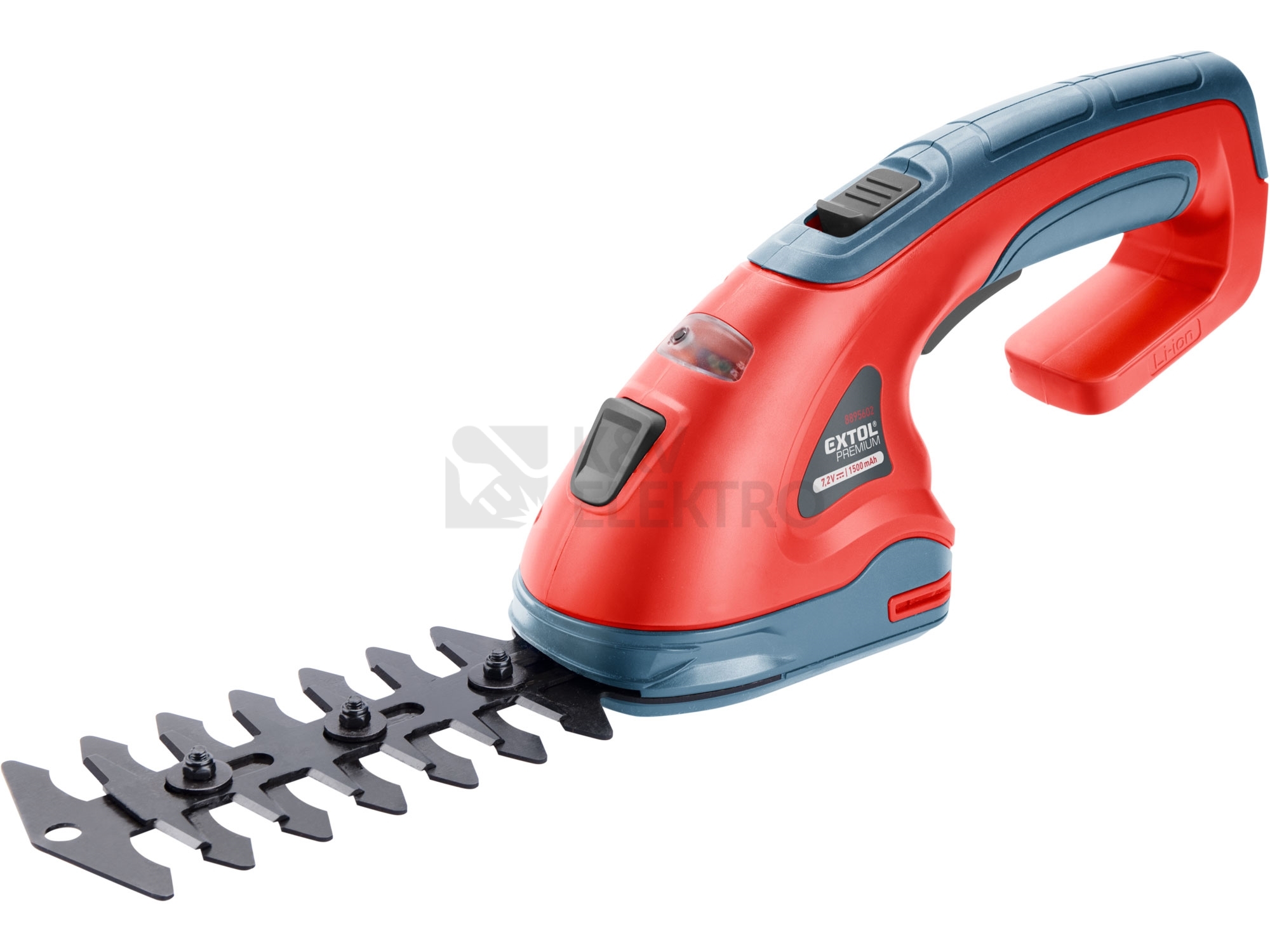 Obrázek produktu Aku nůžky na trávu a keře teleskopické EXTOL PREMIUM 8895602 7,2V 1,5Ah 2
