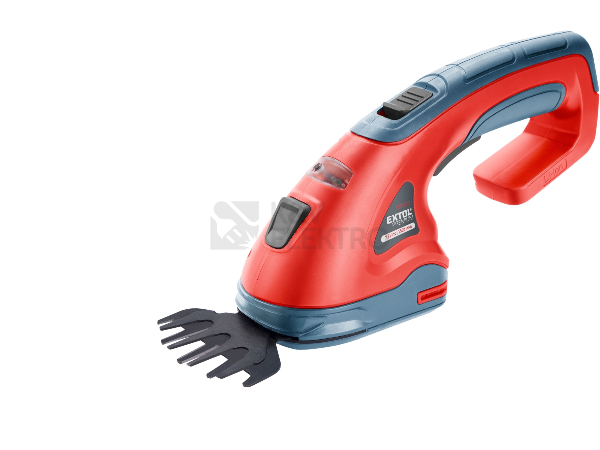 Obrázek produktu Aku nůžky na trávu a keře teleskopické EXTOL PREMIUM 8895602 7,2V 1,5Ah 3