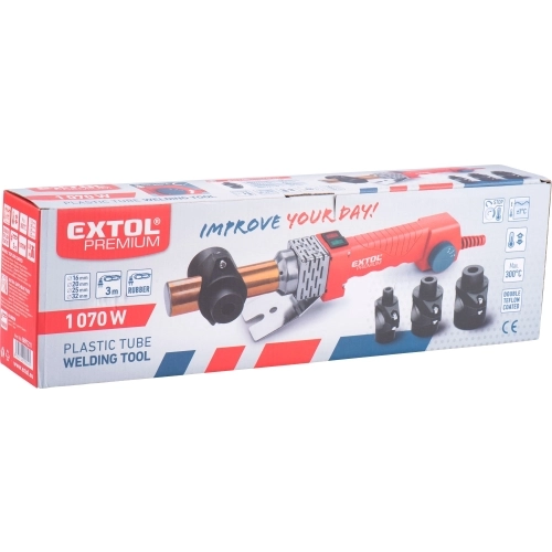 Polyfúzní svářečka na plastové trubky 1070W EXTOL PREMIUM 8897211 (obrázek 7)
