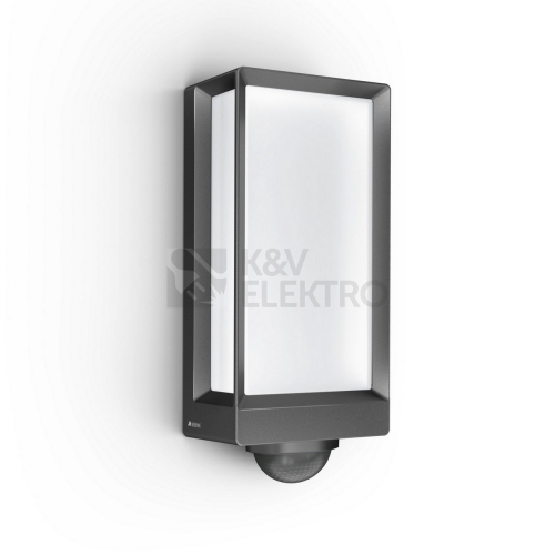 LED venkovní nástěnné svítidlo Steinel L 42 SC antracit 085261 13W 1010lm 3000K s pohybovým čidlem