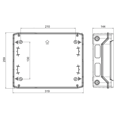 Fotovoltaický rozvaděč dva stringy N.G. FVE 51 6648.01 16A IP65 (obrázek 6)