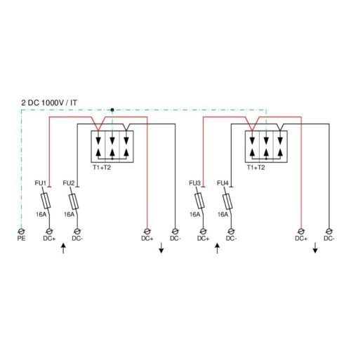 Fotovoltaický rozvaděč dva stringy N.G. FVE 51 6648.01 16A IP65 (obrázek 5)