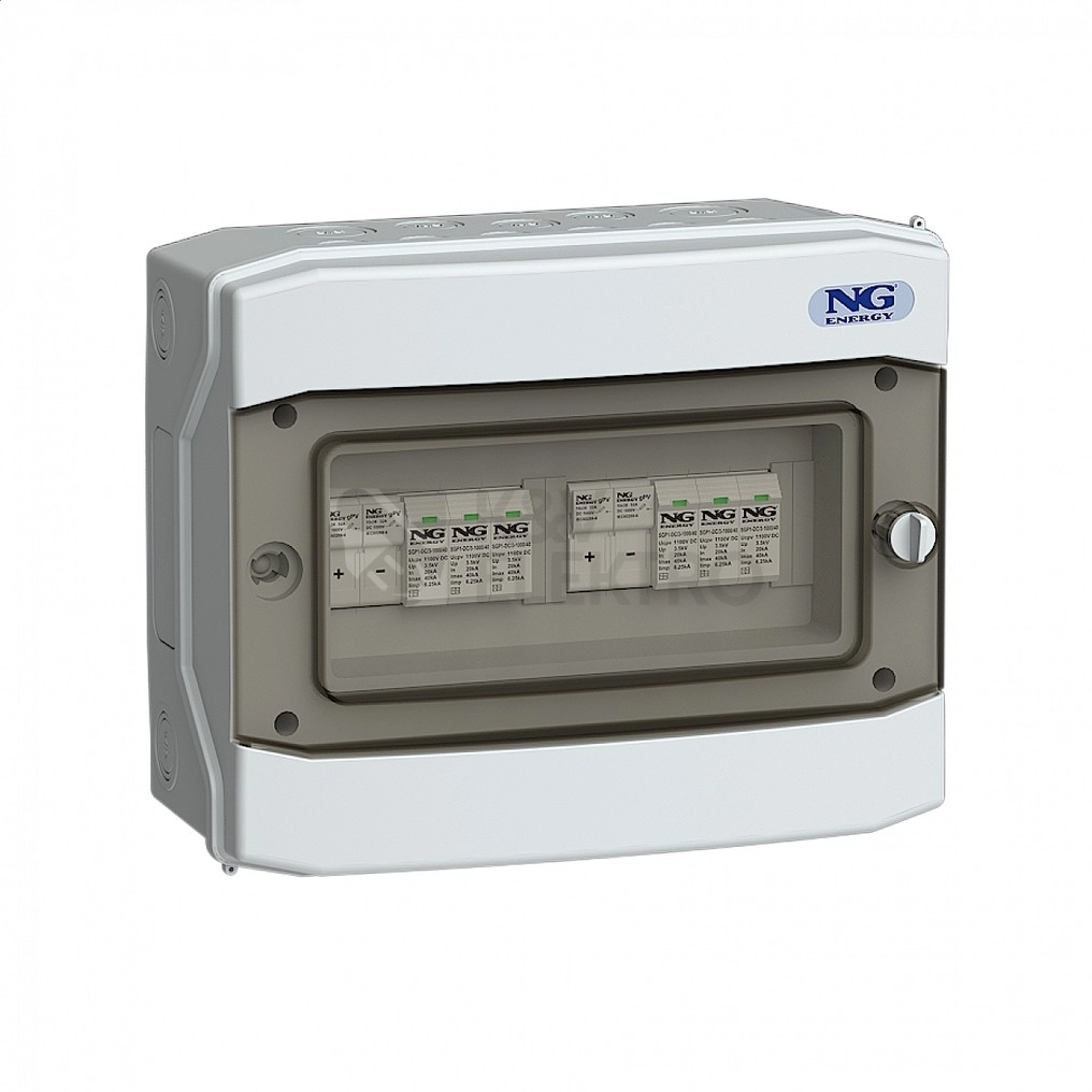 Obrázek produktu Fotovoltaický rozvaděč dva stringy N.G. FVE 51 6648.01 16A IP65 0