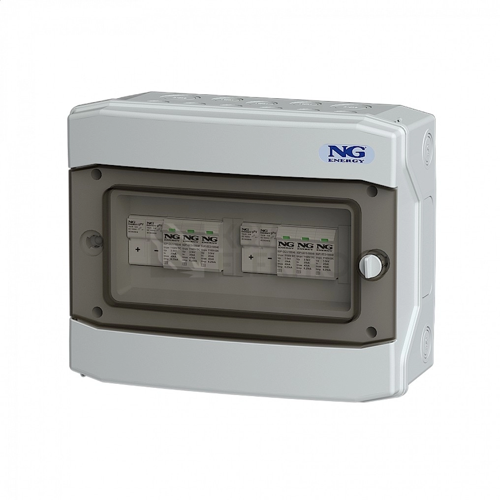 Obrázek produktu Fotovoltaický rozvaděč dva stringy N.G. FVE 51 6648.01 16A IP65 2