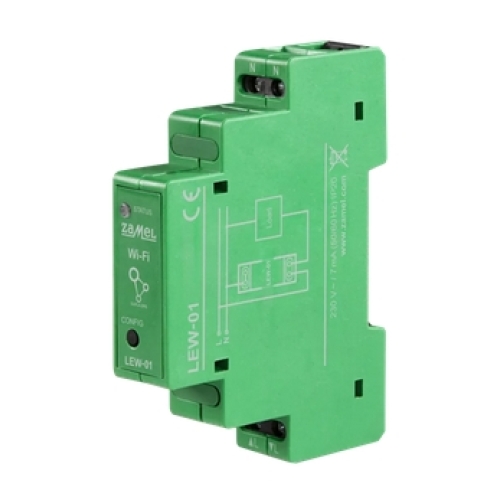Jednofázový WiFi měřič a monitor spotřeby elektrické energie Zamel LEW-01