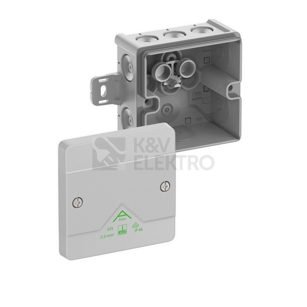 Obrázek produktu Krabice Spelsberg Abox 025 AB-L IP66 šedá 87x87x52mm 80240101 0