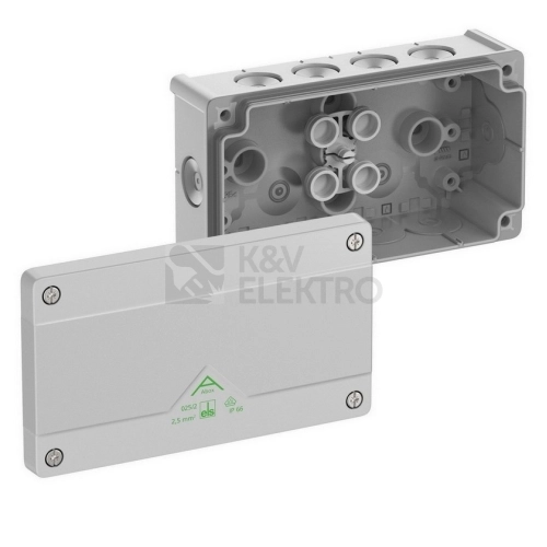Krabice Spelsberg Abox 025/2-L IP66 šedá 152x87x52mm 80240201