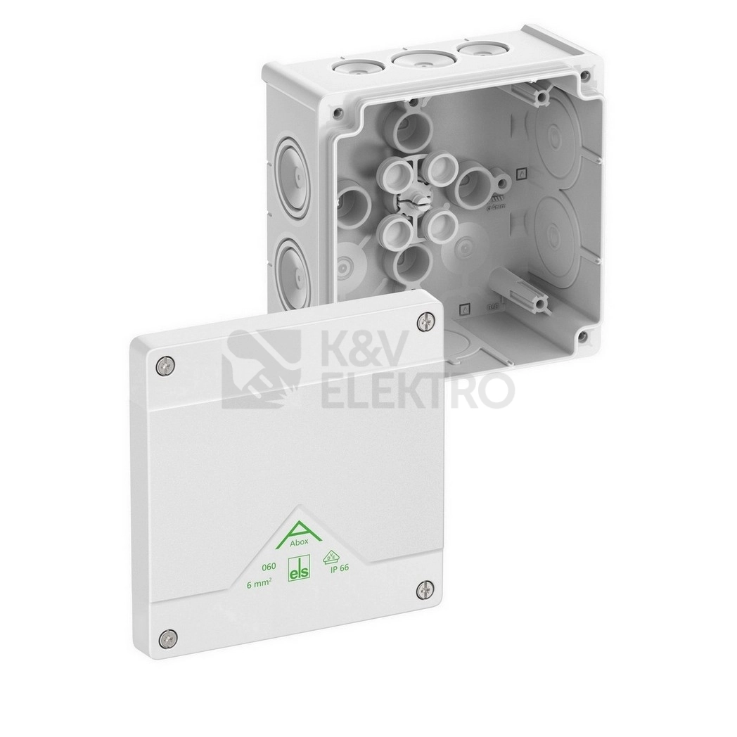 Obrázek produktu Krabice Spelsberg Abox 060-L/W IP66 bílá 127x127x70mm 80610001 0