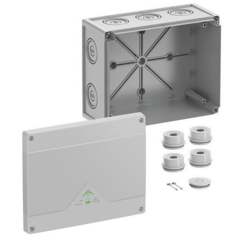 Krabice Spelsberg Abox 250-L IP55/IP66 šedá 252x202x120mm 82540001