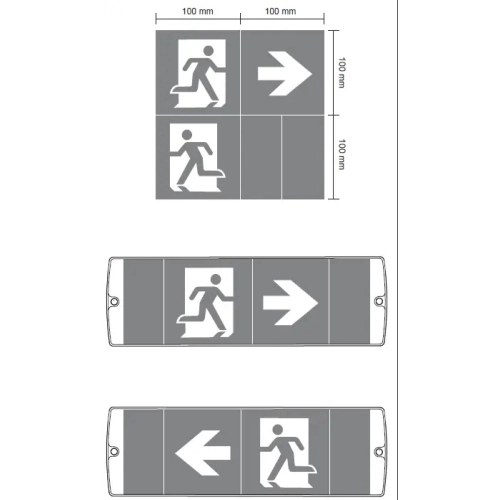 Nouzové LED svítidlo LEDVANCE EMERGENCY BULKHEAD 1,3W​ 200lm​ 3h​ (obrázek 3)
