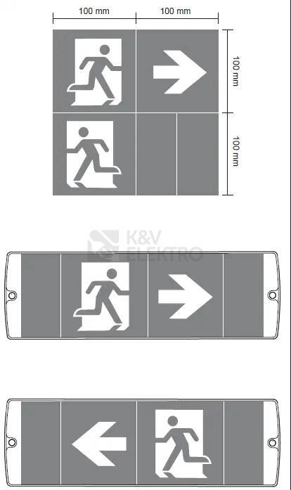 Obrázek produktu Nouzové LED svítidlo LEDVANCE EMERGENCY BULKHEAD 1,3W 200lm 3h 2