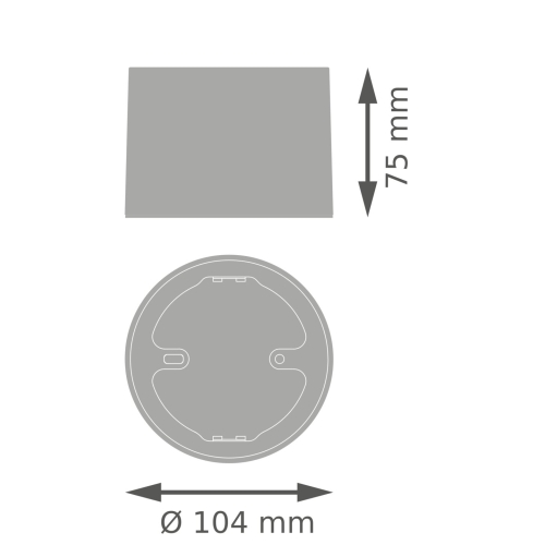 Adaptér pro povrchovou montáž nouzového svítidla LEDVANCE EMERGENCY SPOT