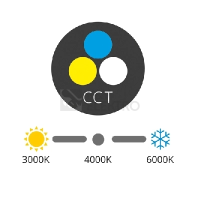 Obrázek produktu LED svítidlo Ecolite LADA LED-WSL-CCT/12W/BI 12W 3000/4000/6000K 3