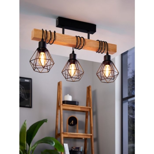Přisazený lustr EGLO Townshend 3x60W E27 44074