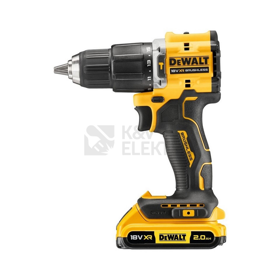 Obrázek produktu Aku vrtačka DeWALT DCD100YD2T 18V s příklepem 2x aku Li-Ion 2,0Ah 9