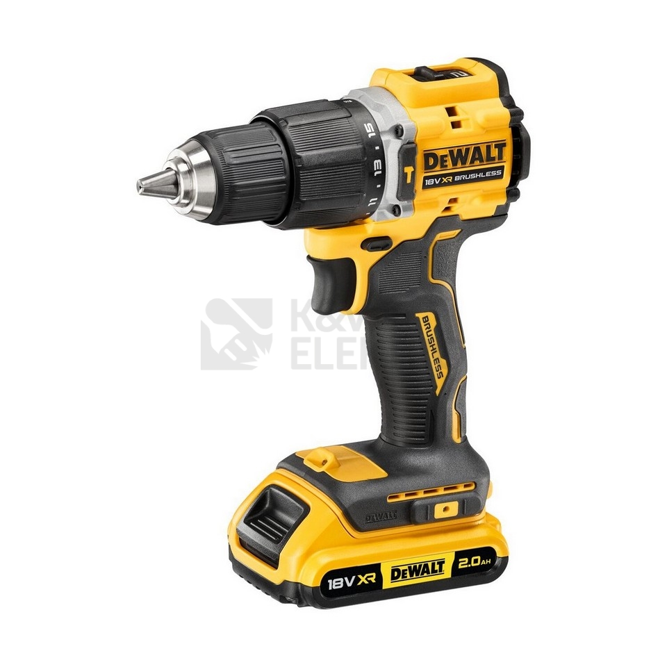 Obrázek produktu Aku vrtačka DeWALT DCD100YD2T 18V s příklepem 2x aku Li-Ion 2,0Ah 10
