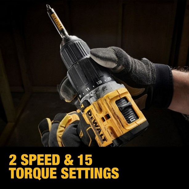 Obrázek produktu Aku vrtačka DeWALT DCD100YD2T 18V s příklepem 2x aku Li-Ion 2,0Ah 12