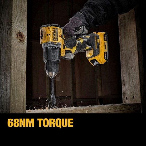 Obrázek produktu Aku vrtačka DeWALT DCD100YD2T 18V s příklepem 2x aku Li-Ion 2,0Ah 13