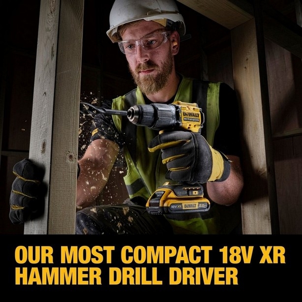 Obrázek produktu Aku vrtačka DeWALT DCD100YD2T 18V s příklepem 2x aku Li-Ion 2,0Ah 14