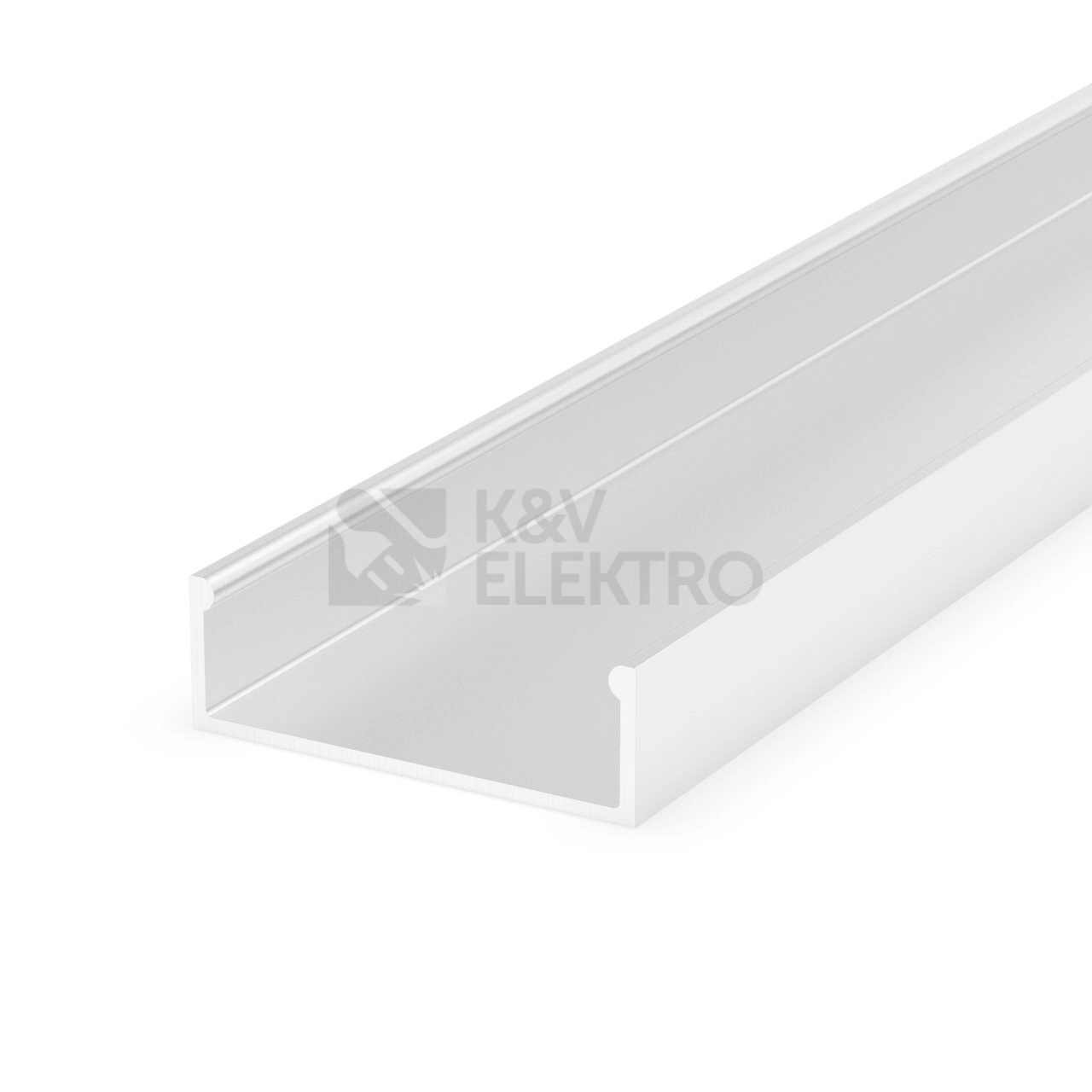 Obrázek produktu Nástěnný hliníkový profil až pro 2 LED pásky, bílý 092251 0