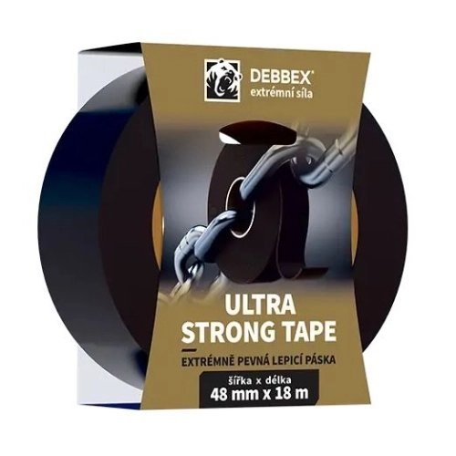 Lepící páska Den Braven ULTRA STRONG TAPE černá 48mm x 18m B794TE