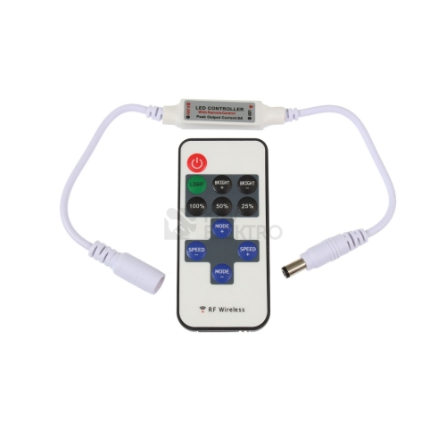 LED ovladač stmívač RF Mini 1CH 06173