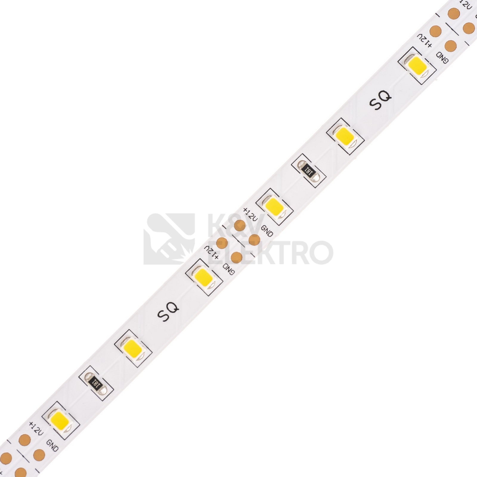 Obrázek produktu LED pásek SQ3-300 12V 4,8W/m teplá bílá š=8mm 07104 (délka 5m) 0