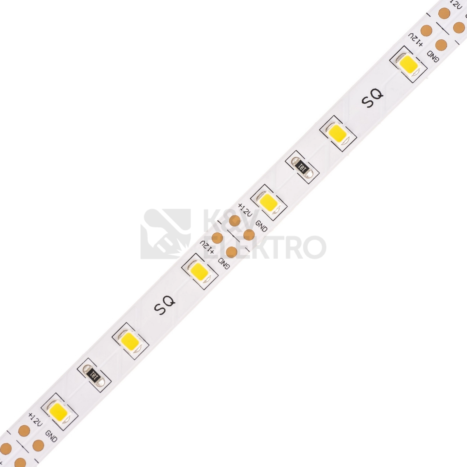 Obrázek produktu LED pásek SQ3-300 12V 4,8W/m teplá bílá š=8mm 07104 (délka 5m) 0