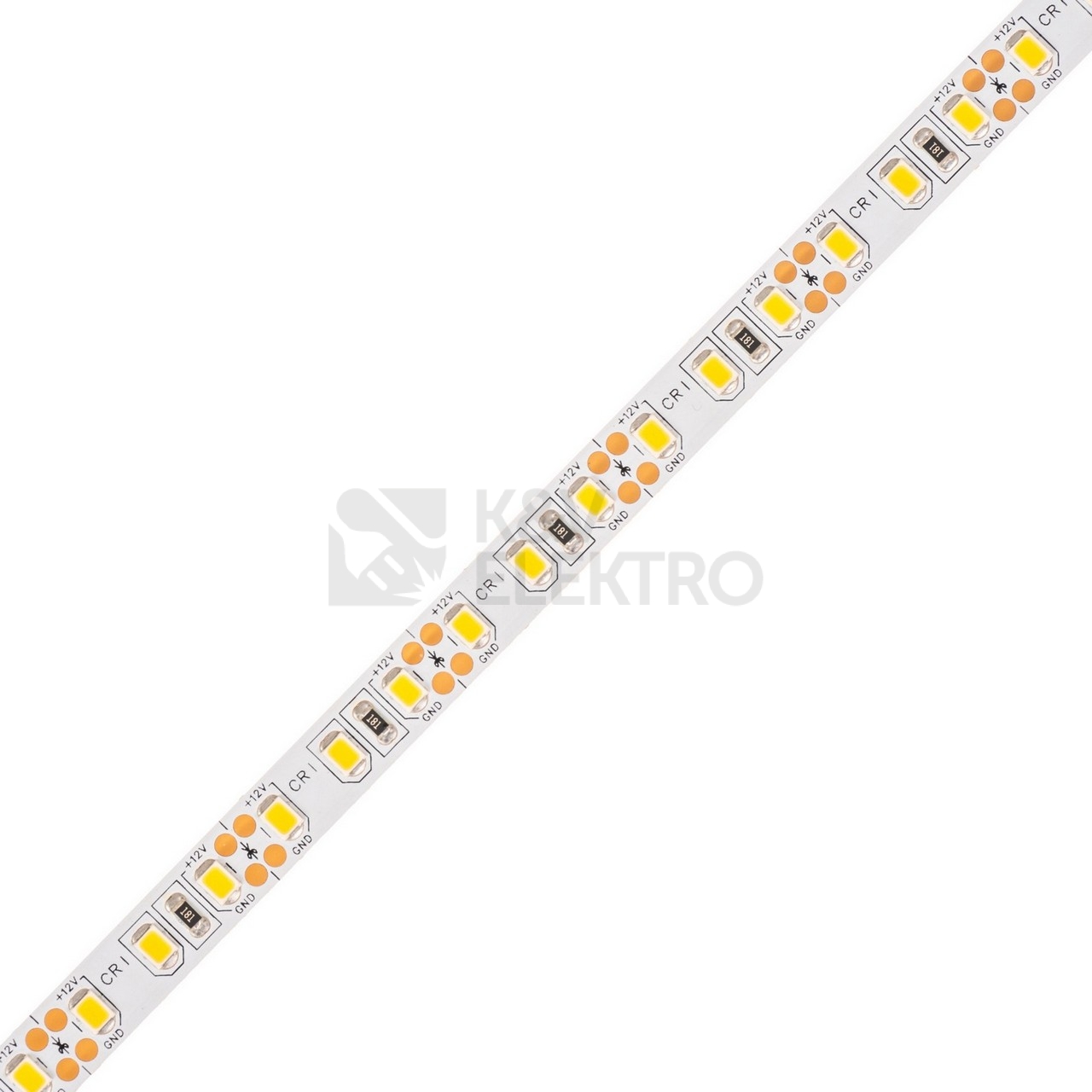 Obrázek produktu LED pásek 12CRI12096 12V 9,6W/m teplá bílá CRI97 š=8mm 073342 (délka 5m) 0