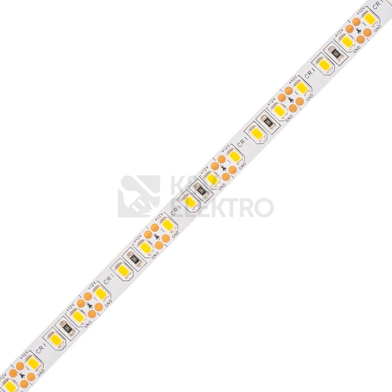 Obrázek produktu LED pásek 12CRI12096 12V 9,6W/m teplá bílá CRI97 š=8mm 073342 (délka 5m) 0