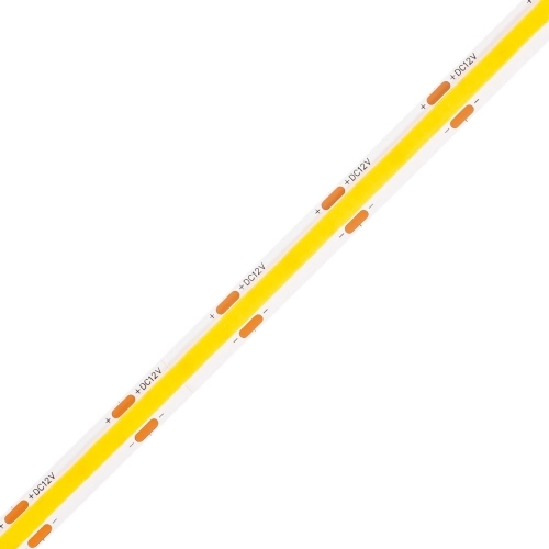 LED pásek 12COB10 12V 10W/m teplá bílá CRI90 š=8mm 078091
