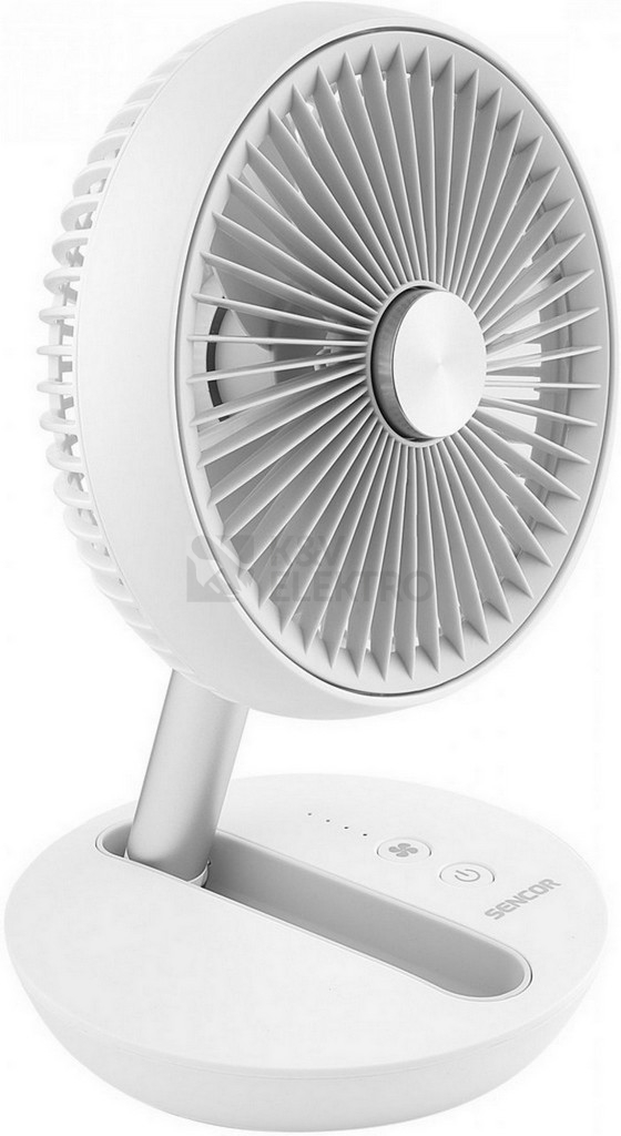Obrázek produktu Stolní dobíjecí ventilátor SENCOR SFE 0773WH bílá 1