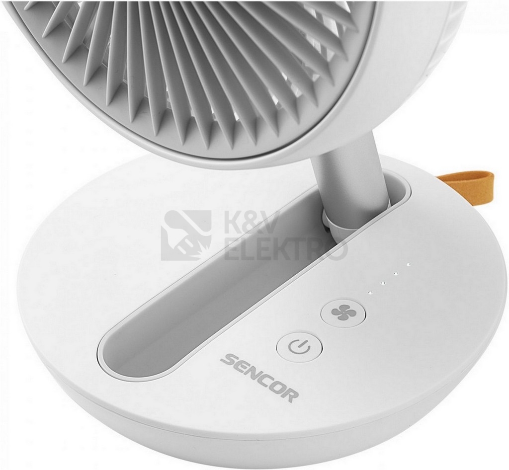 Obrázek produktu Stolní dobíjecí ventilátor SENCOR SFE 0773WH bílá 3