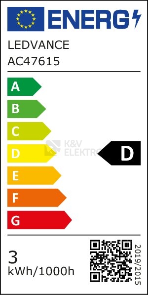 Obrázek produktu LED žárovka E14 LEDVANCE 2,2 (25W) teplá bílá (2700K) 2