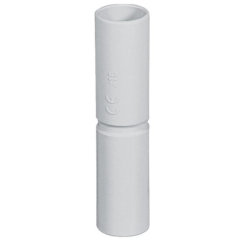Spojka pro trubku Elettrocanali GSU25 25mm šedá