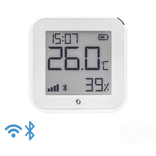 Shelly Gen3 H&T bateriový snímač teploty a vlhkosti s displejem WiFi bílý