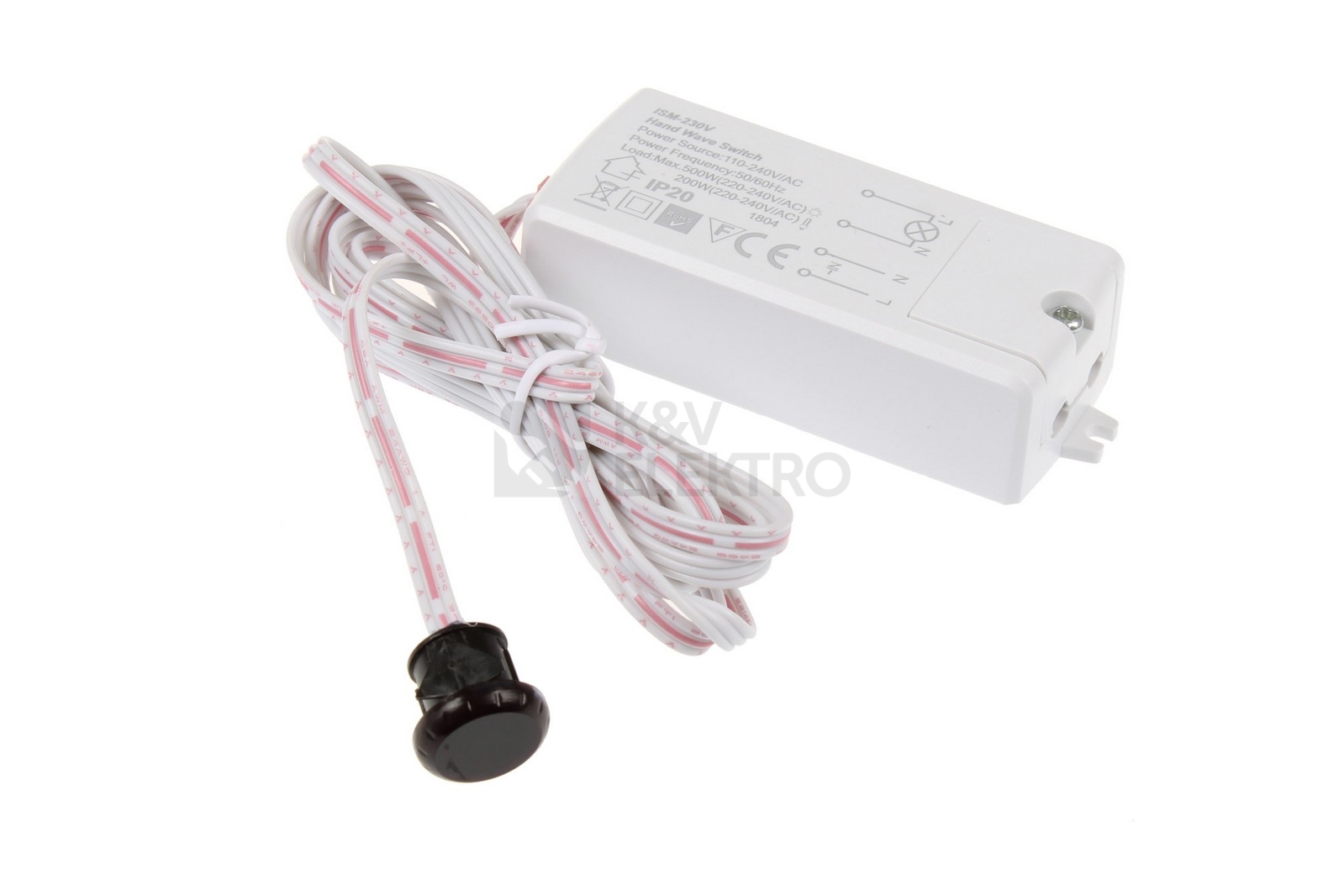 Obrázek produktu Spínač mávnutím ISM-230V bezdotykový pro LED 06718 0