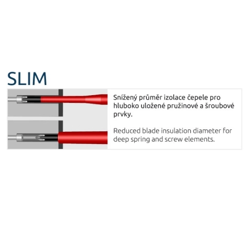 Šroubovák speciální elektro SLIM 6 100 100 x 34 PH2/plochý Narex 834412 (obrázek 2)