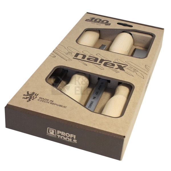 Obrázek produktu Sada plochých dlát Narex 863010 0