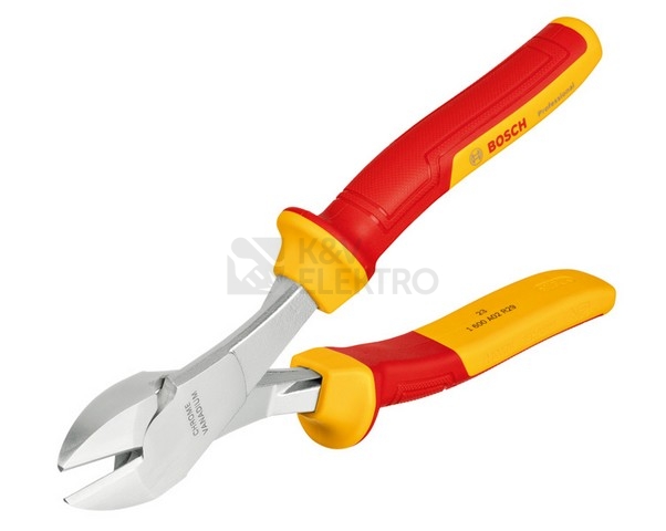 Obrázek produktu Štípací kleště boční s vyvýšenou pákou 200 mm VDE 1000V Bosch 1.600.A02.NE2 0
