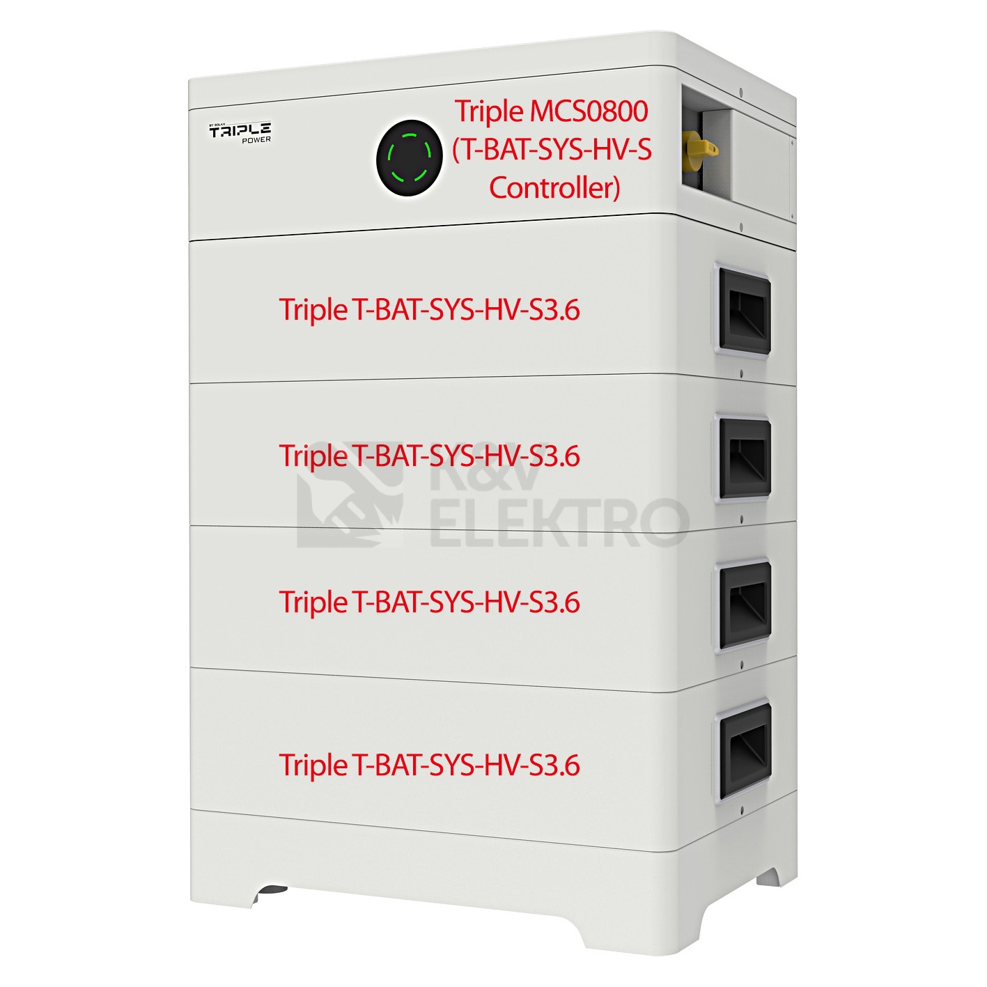 Obrázek produktu Řídící modul pro sestavu baterií Solax Triple MCS0800 T-BAT-SYS-HV Controller 1