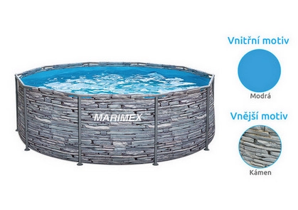 Obrázek produktu Bazén Florida 3,05x0,91m KÁMEN bez příslušenství Marimex 10340245 1