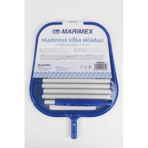 Síťka malá hladinová skládací s alu tyčí Marimex 10962010