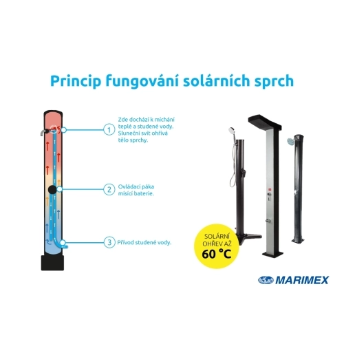 Solární sprcha Marimex UNO 40L ALU 10992056 (obrázek 5)