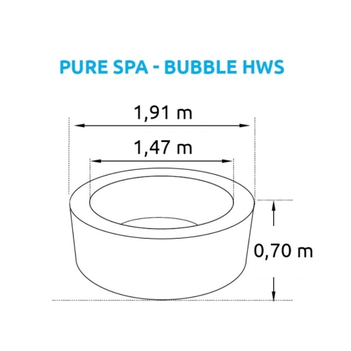 Nafukovací vířivka Intex Pure Spa - Bubble HWS - 28404EX/28426EX 11400217